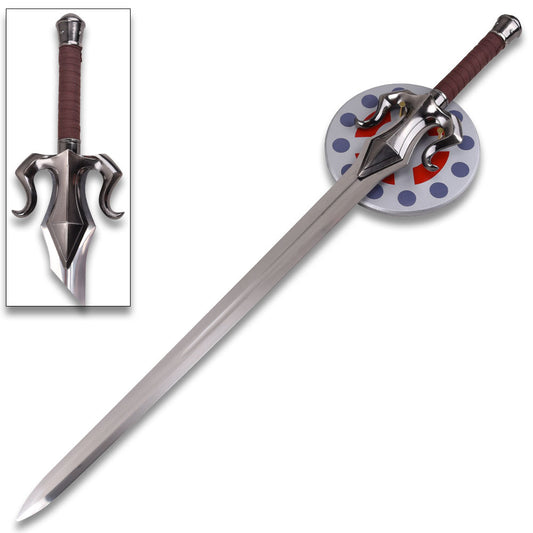 The Power of Eternia Sword of Power Replica With Gold Guard