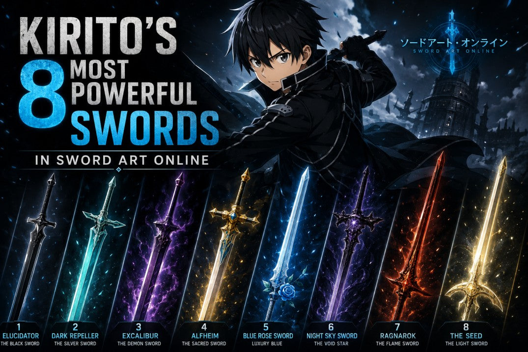 8 most powerful swords of kirito in sword art online