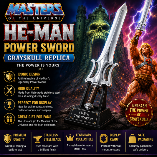 Masters of the Universe He-Man Power Sword Grayskull Replica