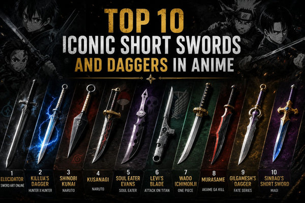 top 10 most iconic short swords and daggers in anime