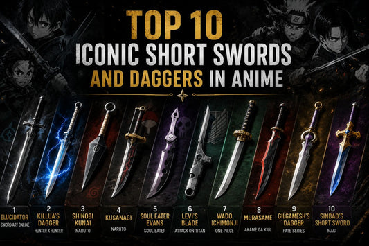 top 10 most iconic short swords and daggers in anime