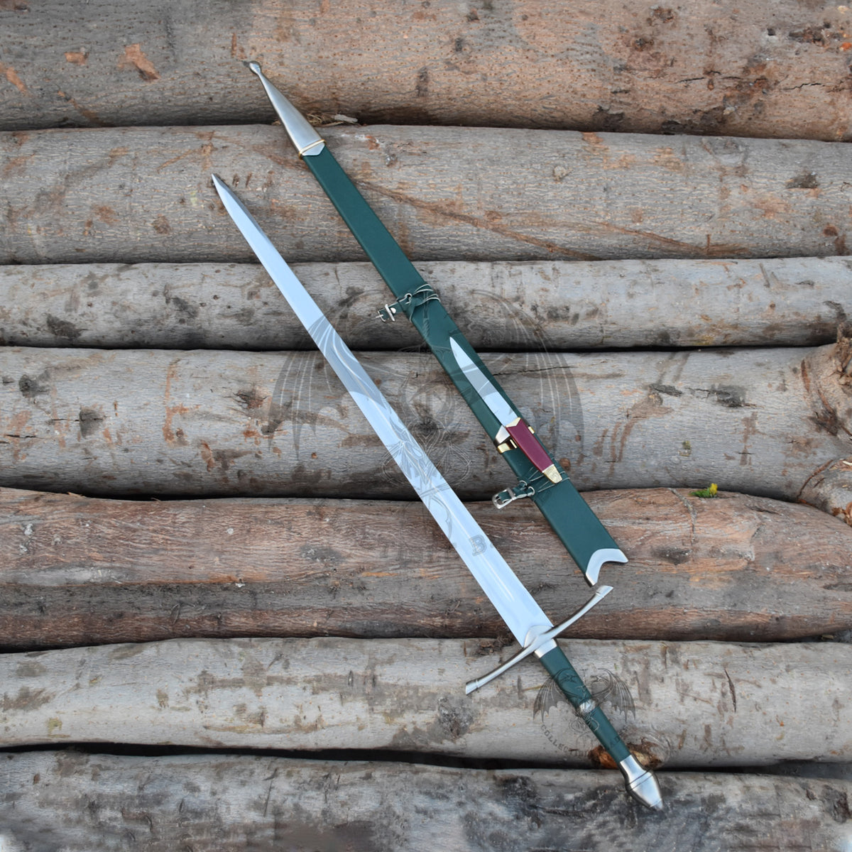 Aragorn Strider Ranger Sword with Knife – Collectible Blades