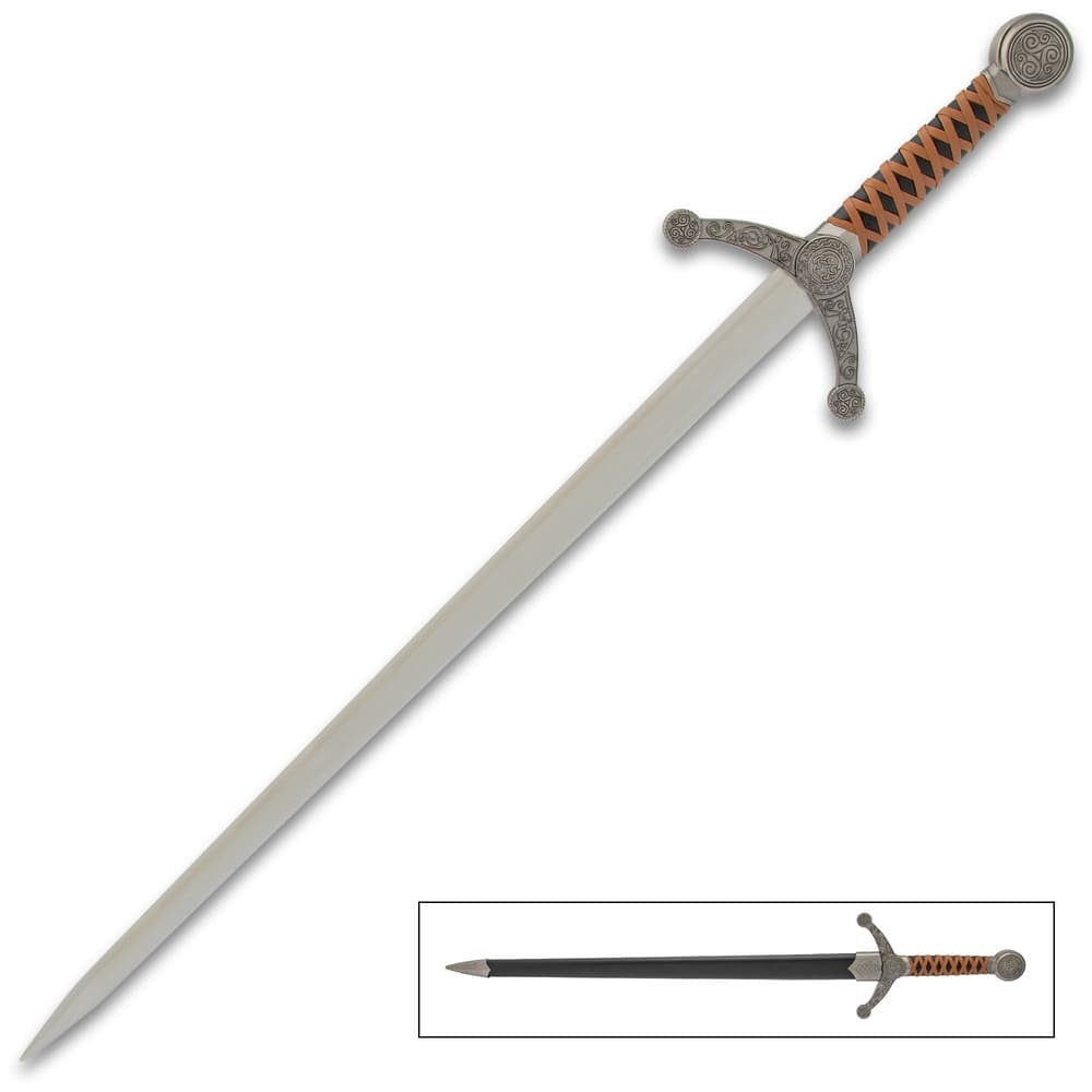 Celtic Claymore Sword – Medieval Two-Handed Sword Replica