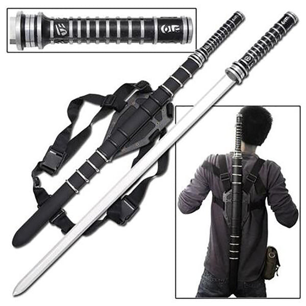 Daywalker Sword & Scabbard | Vampire Slayer Steel Replica with Harness