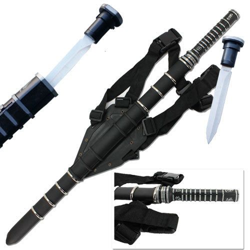 Daywalker Sword & Scabbard | Vampire Slayer Steel Replica with Harness