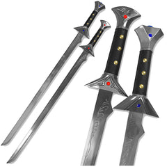 Drizzt's Icingdeath & Twinkle Scimitar Combo Set: 36" Dual Fantasy Replica