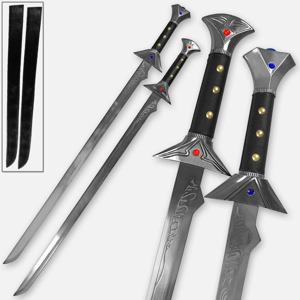 Drizzt's Icingdeath & Twinkle Scimitar Combo Set: 36" Dual Fantasy Replica