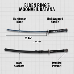 Elden Ring Moonveil Katana Sword