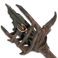 Elfish Black Sword Replica – Fantasy Polyresin Collectible Blade