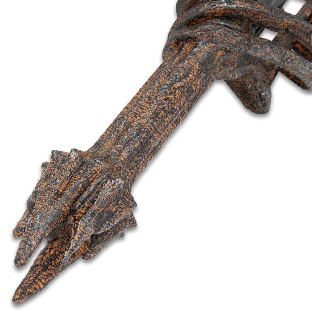 Elfish Black Sword Replica – Fantasy Polyresin Collectible Blade