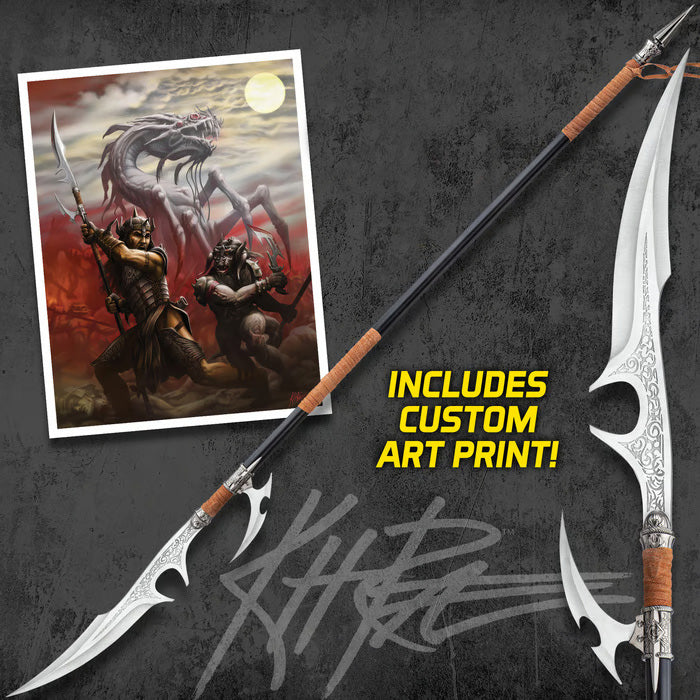 Ellexdrow War Spear With Art Print