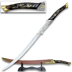 Hadhafang Sword of Arwen Black Handle With Scabbard