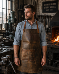 Heat Forge Leather Blacksmith Apron