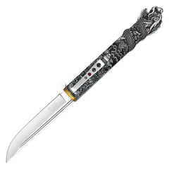 Highlander MacLeod Style Spring Assisted – Dragon Handle Folding Knife