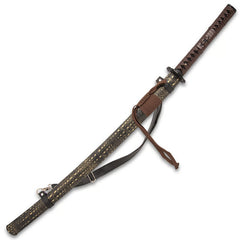 Kraken Katana With Scabbard - Carbon Steel Blade