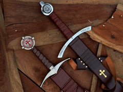 Medieval Templar Knight Crusader Sword