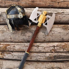 Gimli Battle Axe & Helmat