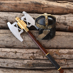 Gimli Battle Axe & Helmat