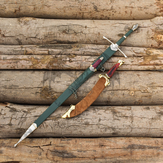 Aragorn Strider Ranger Sword and Elven Knife 
