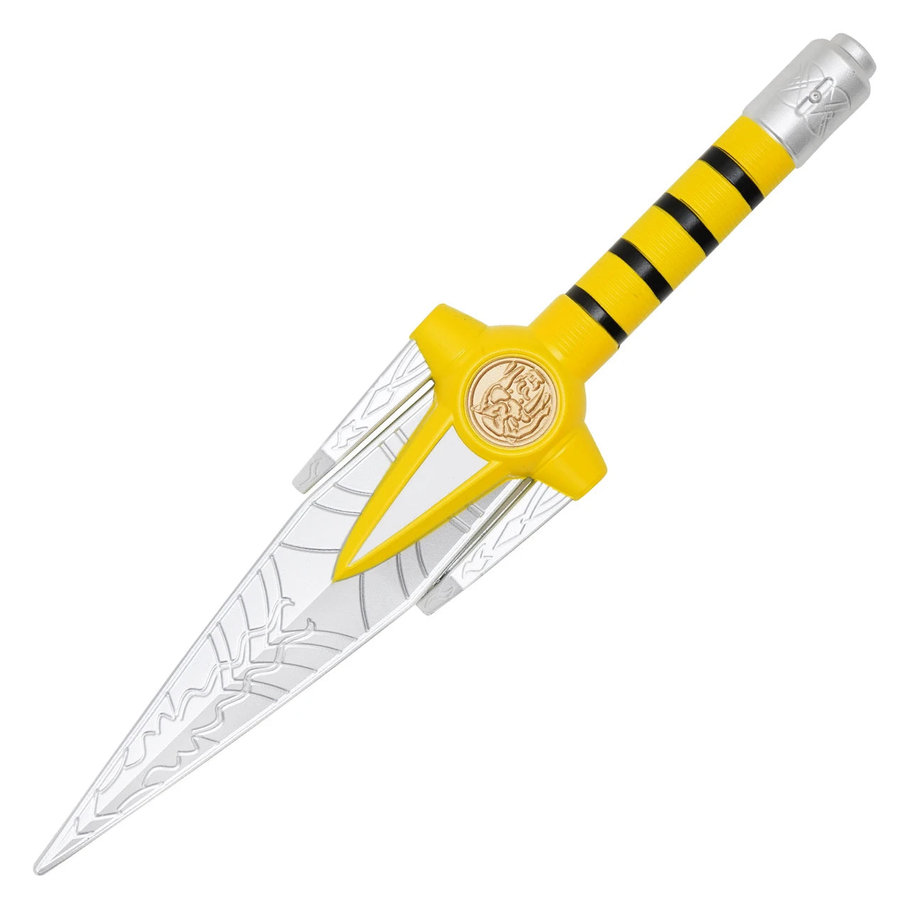 16.5" Foam Power Dagger – Yellow & Silver Superhero Cosplay Prop