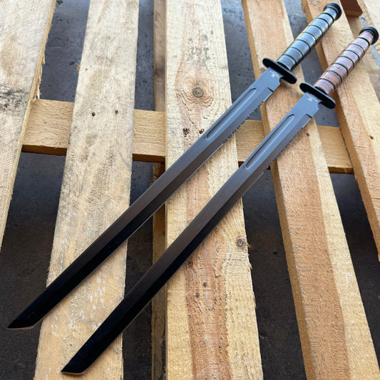 Snake Eye Ninja Sword – Black Stainless Steel Ninja Replica for Collectors
