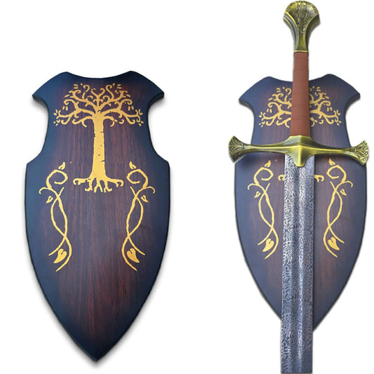 Templar Crusader's Crest: 46" Medieval Display Sword