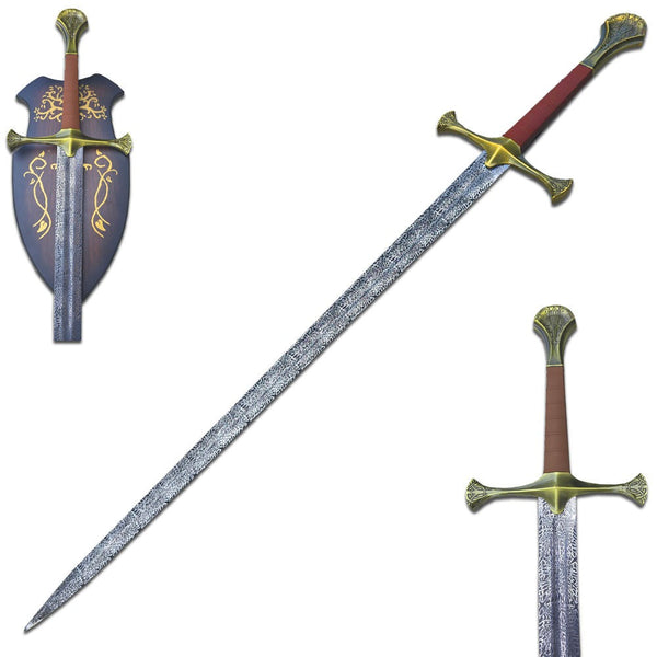 Templar Crusader's Crest: 46" Medieval Display Sword