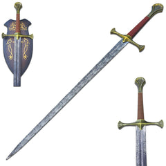 Templar Crusader's Crest: 46" Medieval Display Sword