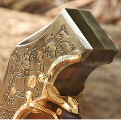 Mjolnir Thor Hammer from God of War Ragnarok Replica