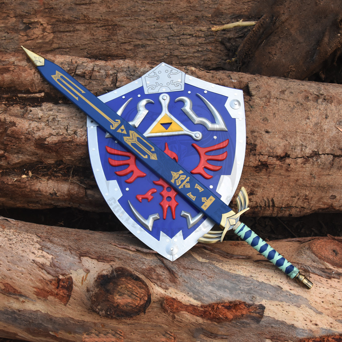 Pair of Link Master Shield And Ornate Prophecy Hero Sword – Collectible ...