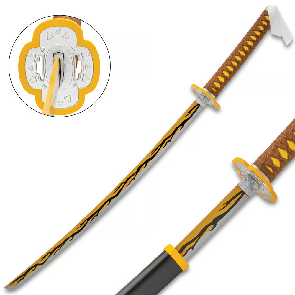 Zenitsu Thunder Flash Demon Slayer Sword